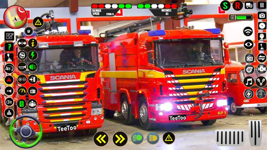 Police Ambulance Fire Truck Captura de pantalla 2