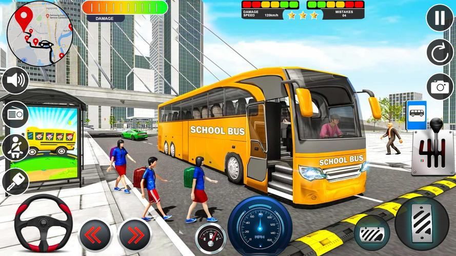 School Bus Simulator Bus Games Скриншот 3