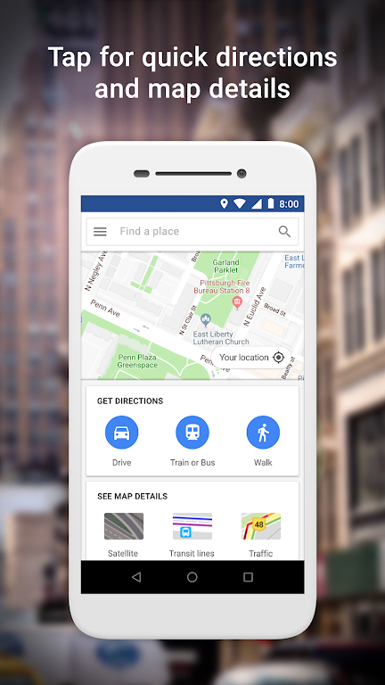 Google Maps Go Capture d'écran 1