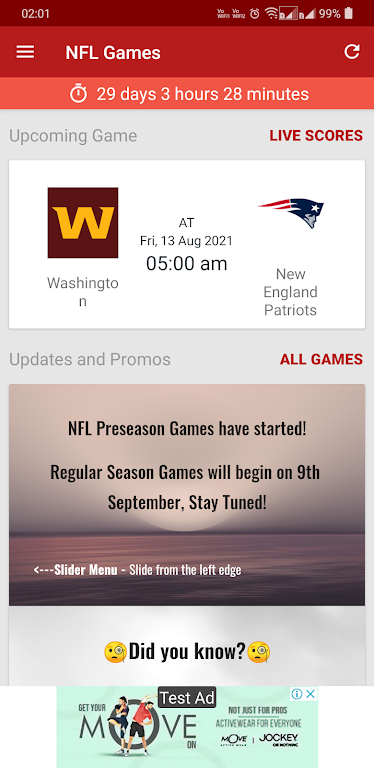 NFL 2024 Schedule Scores 스크린샷 1