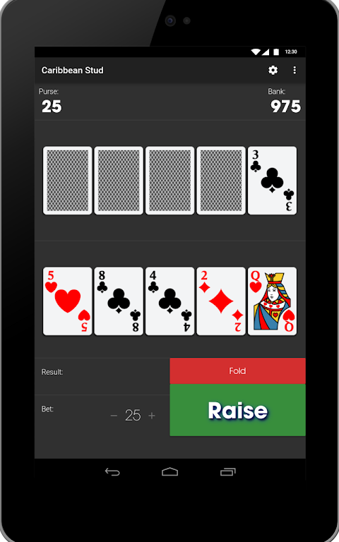 Caribbean Stud - Poker Style Card Game Screenshot 2