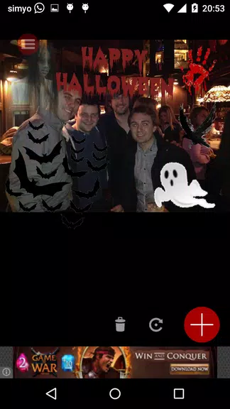 Halloween Photo stickers স্ক্রিনশট 1