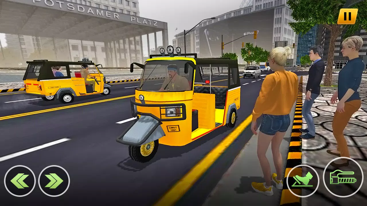 Tuk Tuk Rickshaw Auto Driving Captura de tela 1