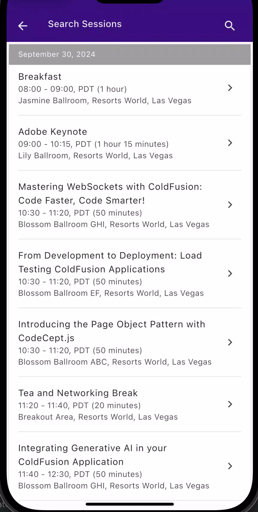 Adobe ColdFusion Summit 2024應用截圖第3張