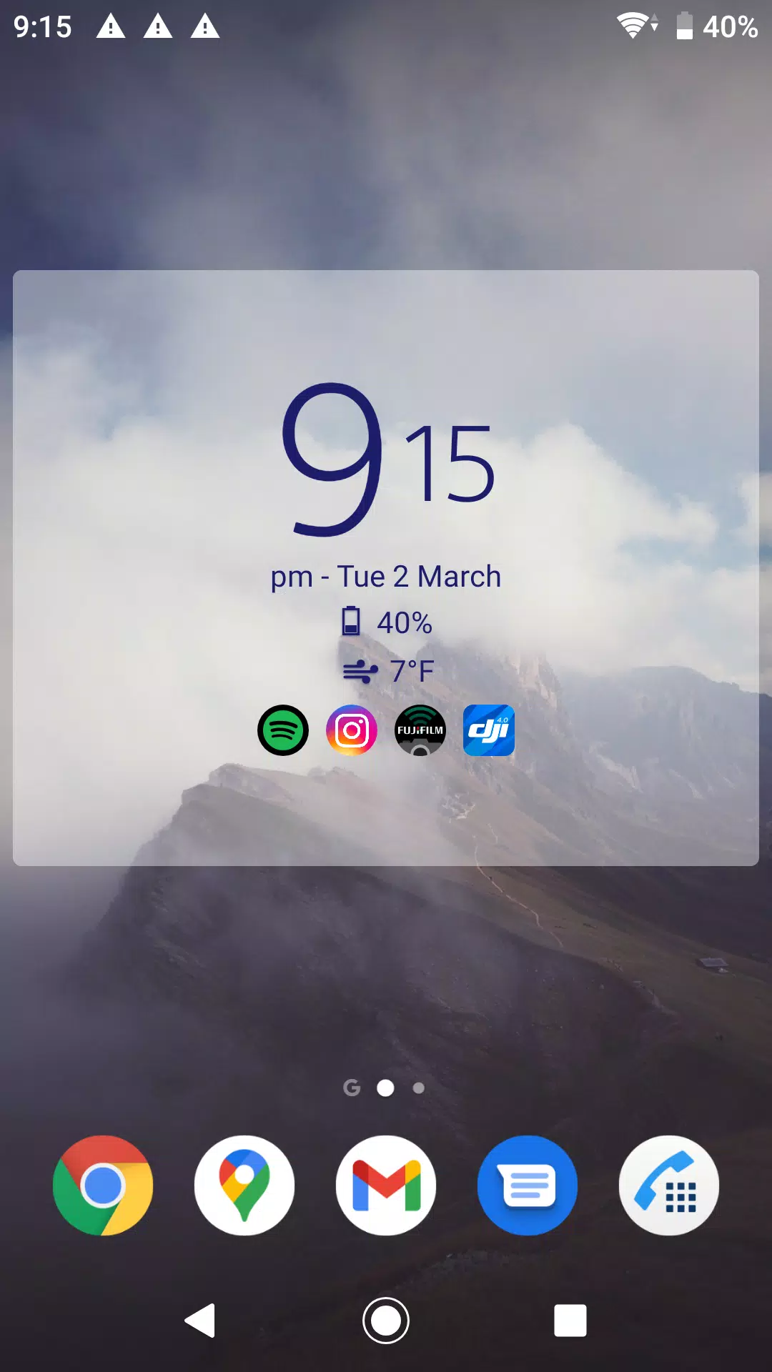 Digital Clock & Weather Widget Ekran Görüntüsü 2