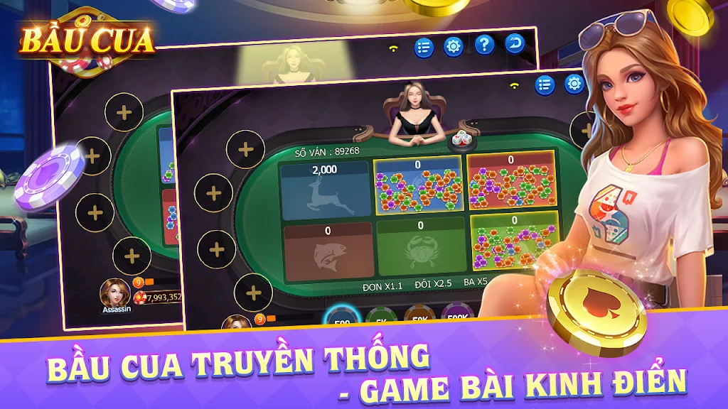 Bầu Cua - Tài Xỉu Casino Screenshot 1