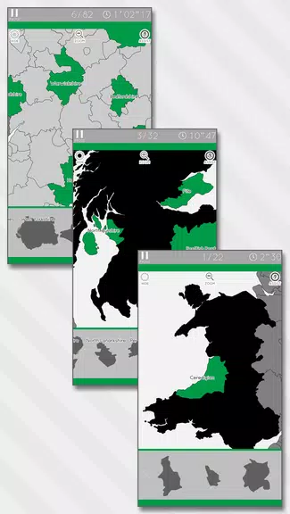 E. Learning UK Map Puzzle Screenshot 2
