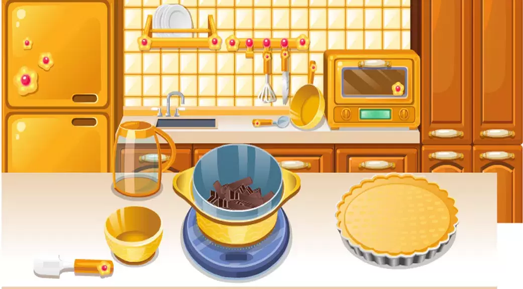 girls cooking games chocolate Capture d'écran 4