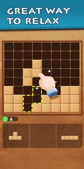 Wood Block Puzzle Classic Game Tangkapan skrin 2