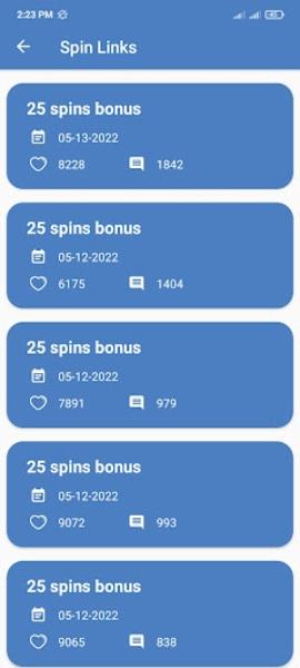 Spin Link - Spin and Coin ဖန်သားပြင်ဓာတ်ပုံ 1