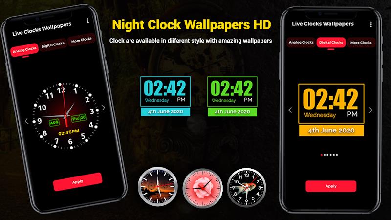 Smart Digital Clock Wallpapers স্ক্রিনশট 3