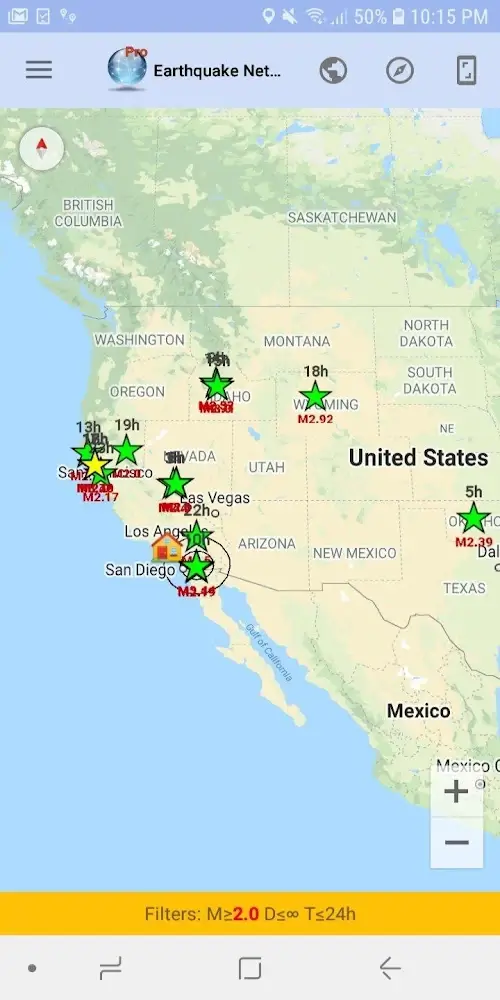 Earthquake Network PRO Schermafbeelding 2