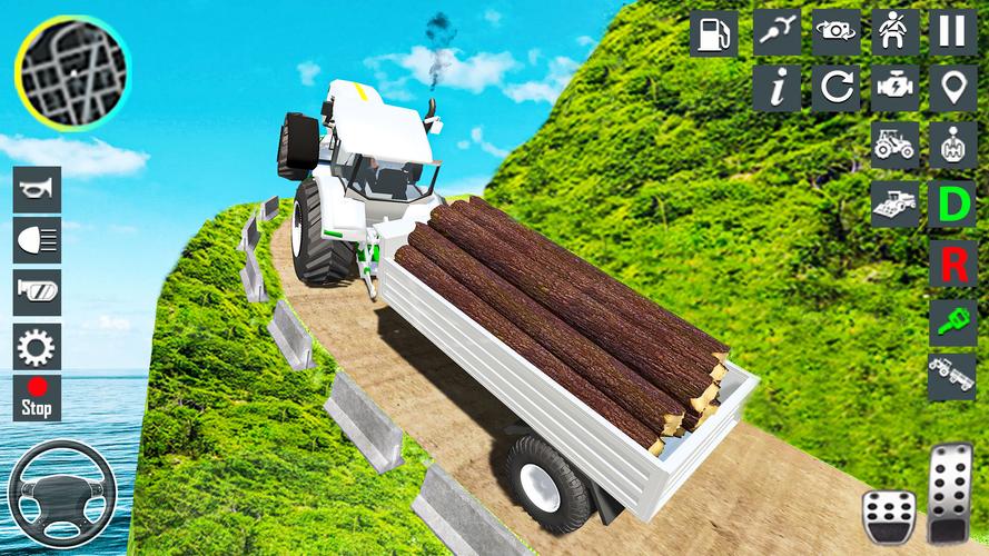 Tractor Driving Tractor Game Screenshot 1