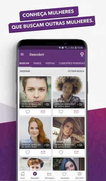 Femme Namoro para Mulheres Ảnh chụp màn hình 3