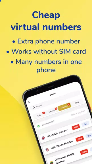 MoreMins: Temp Number & eSIM Screenshot 3