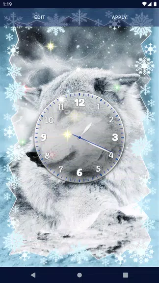 Night Wolf Live Wallpaper ဖန်သားပြင်ဓာတ်ပုံ 3