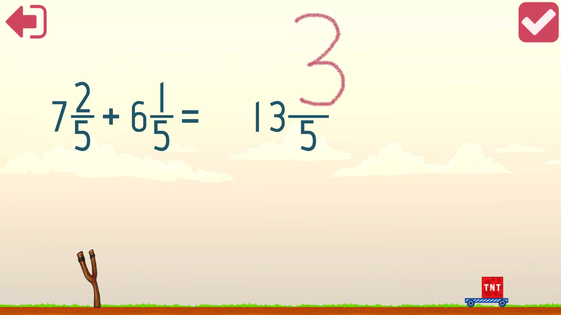 Fractions and mixed numbers ภาพหน้าจอ 4