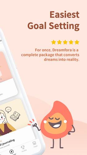 Dreamfora: AI Goal Setting Capture d'écran 2