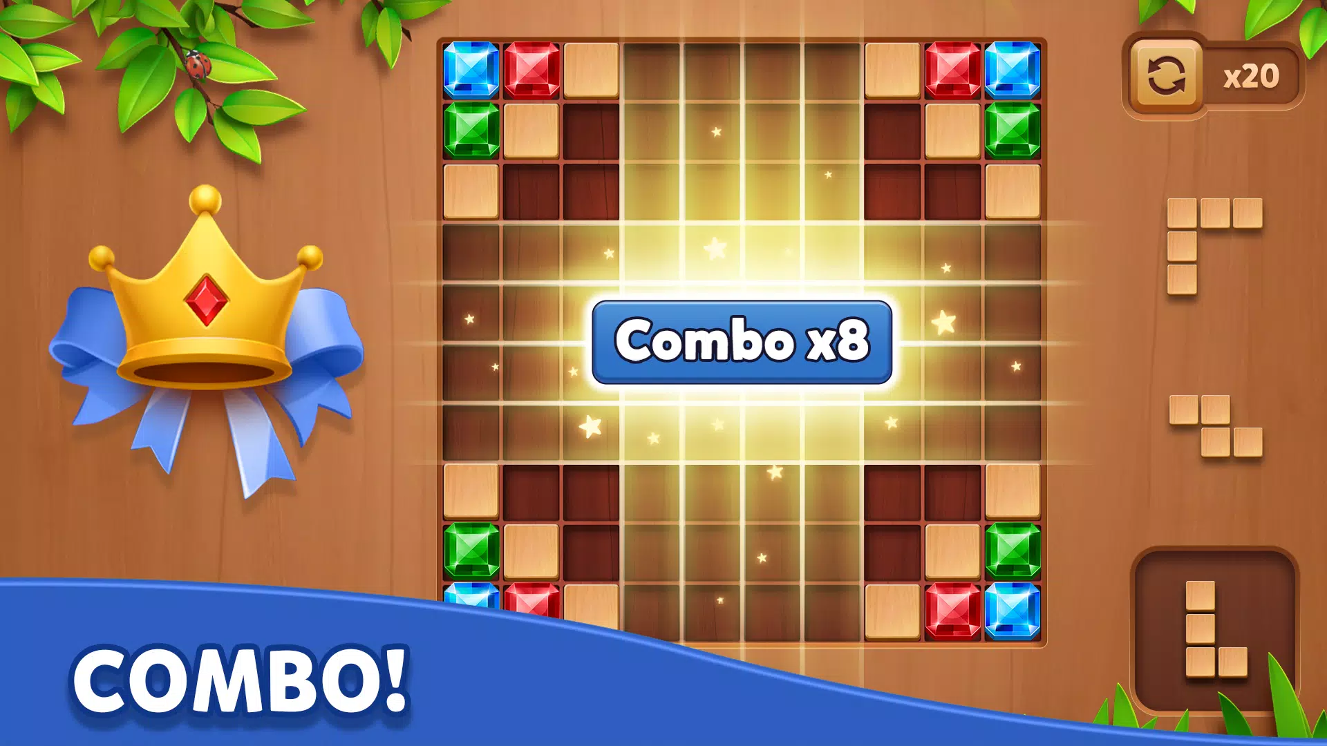 Cube Block - Woody Puzzle Game ဖန်သားပြင်ဓာတ်ပုံ 3