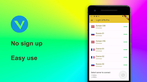 VPN Light - Easy use Zrzut ekranu 2