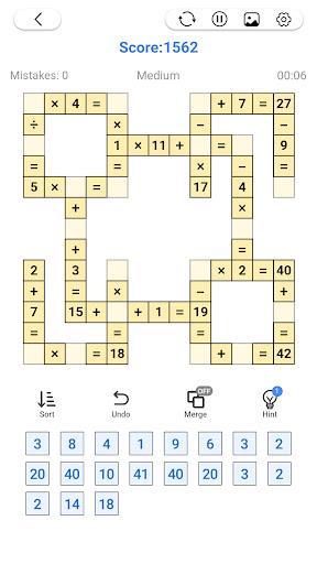 Math Number: Cross Math Puzzle Captura de tela 3