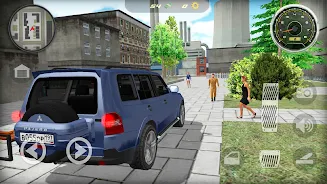 Offroad Pajero Car Simulator Tangkapan skrin 1