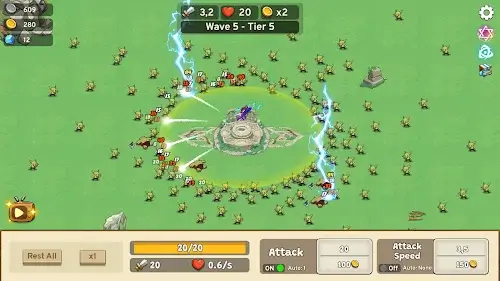 Empire Kingdom Idle Army TD Скриншот 2