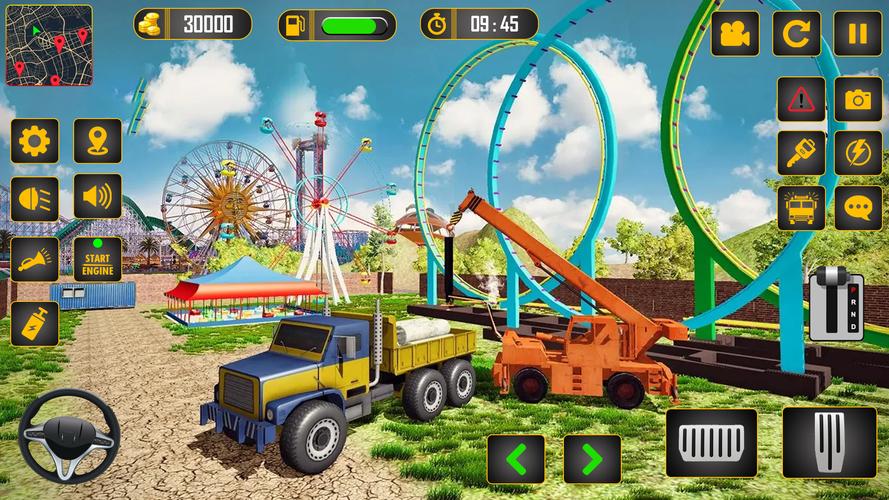 Roller Coaster Builder Game Скриншот 3