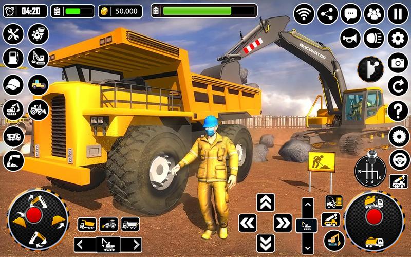 City Heavy Excavator Crane 3D スクリーンショット 1
