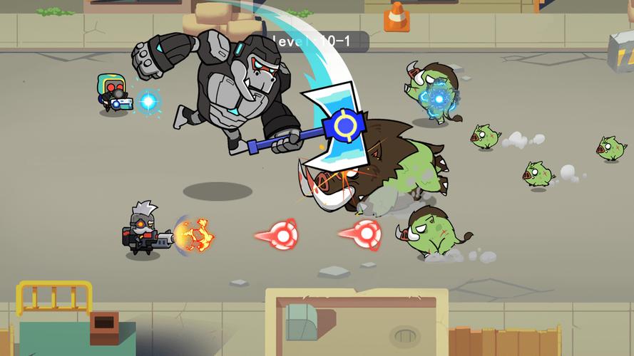 Merge Mech vs. Zombie Brawl Capture d'écran 4