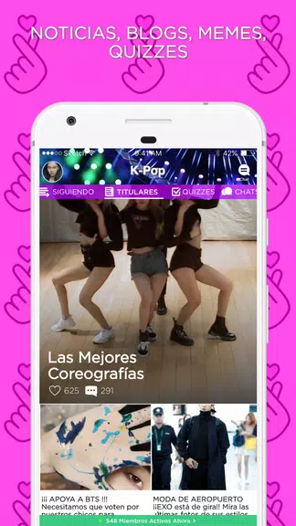 K-Pop Amino en Español ဖန်သားပြင်ဓာတ်ပုံ 1