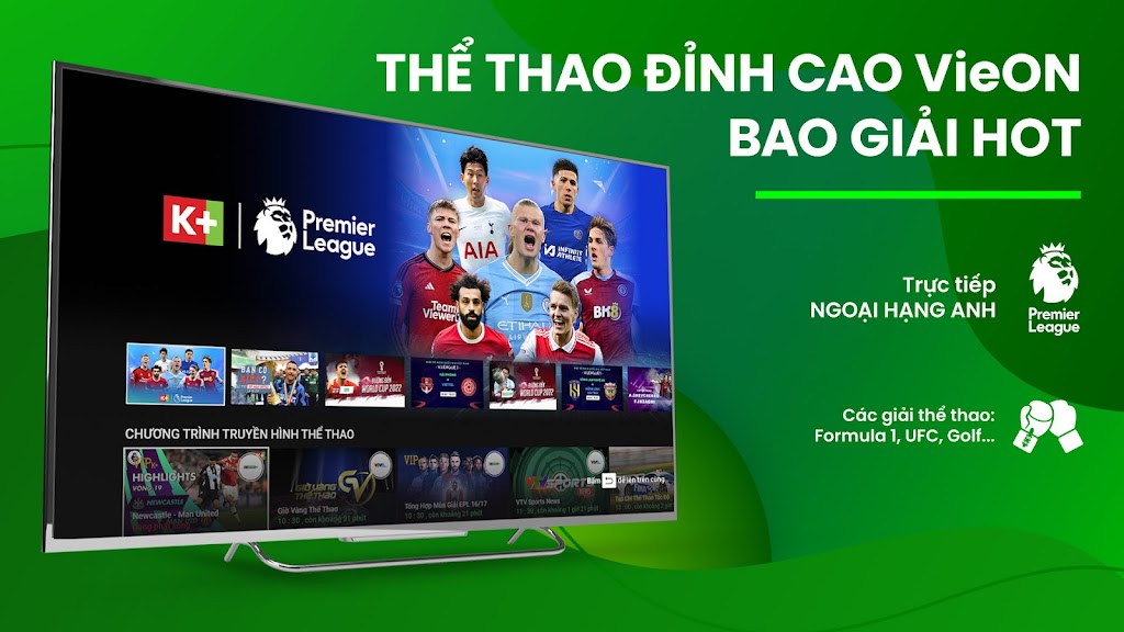 VieON for Android TV Tangkapan skrin 3