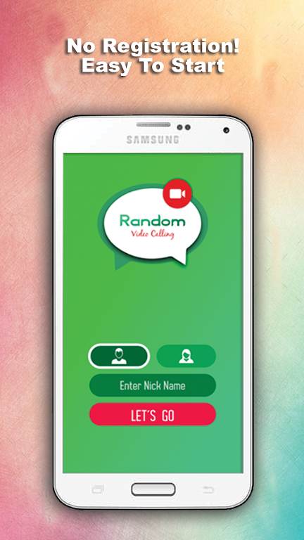 Random Video Chat Captura de pantalla 1