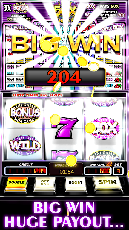 Free Slot Machine 50X Pay 스크린샷 2