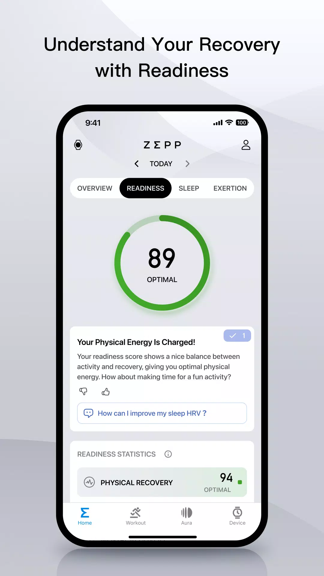 Zepp（formerly Amazfit） ဖန်သားပြင်ဓာတ်ပုံ 2