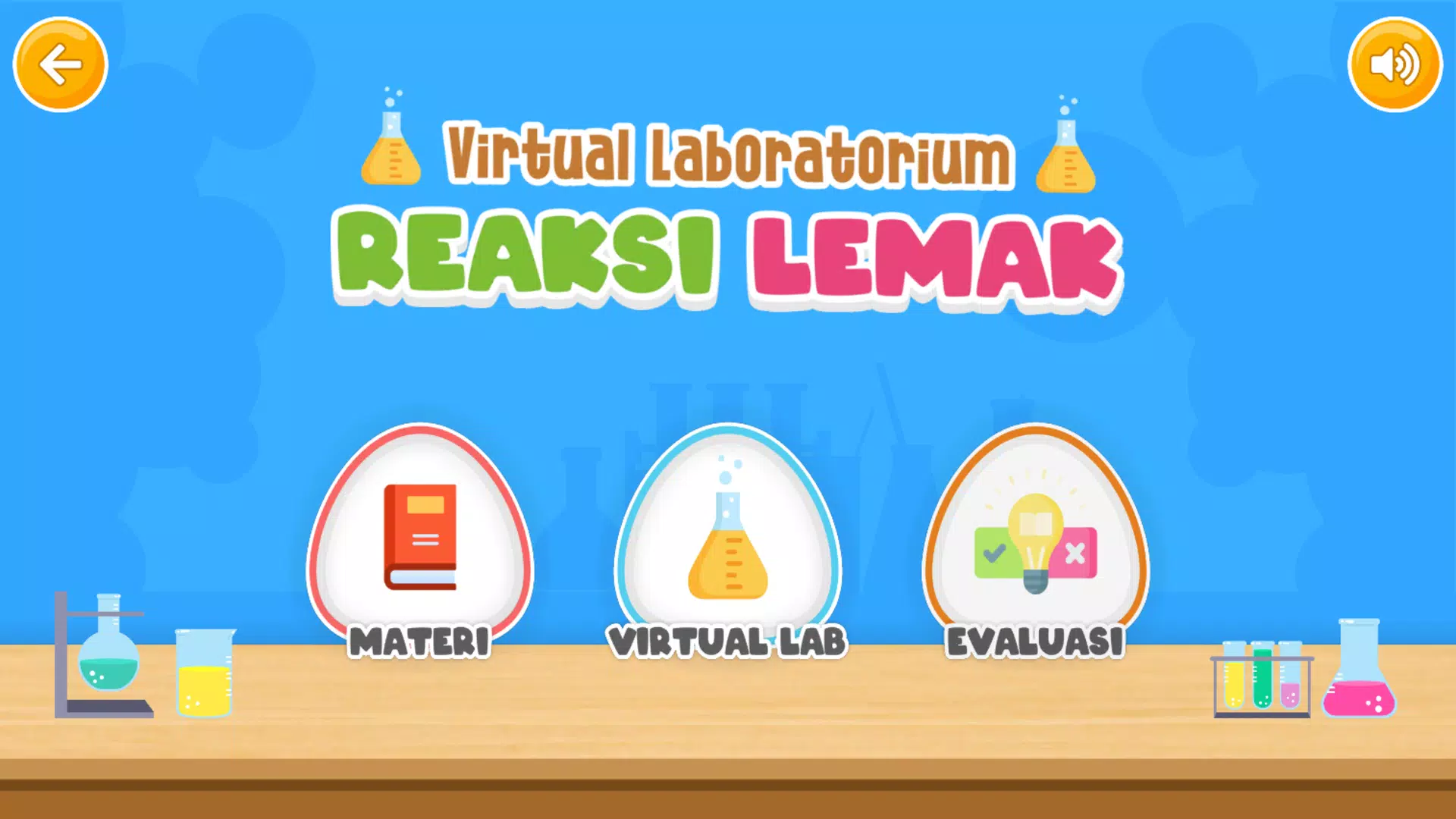 Virtual Lab Reaksi Lemak Ảnh chụp màn hình 2