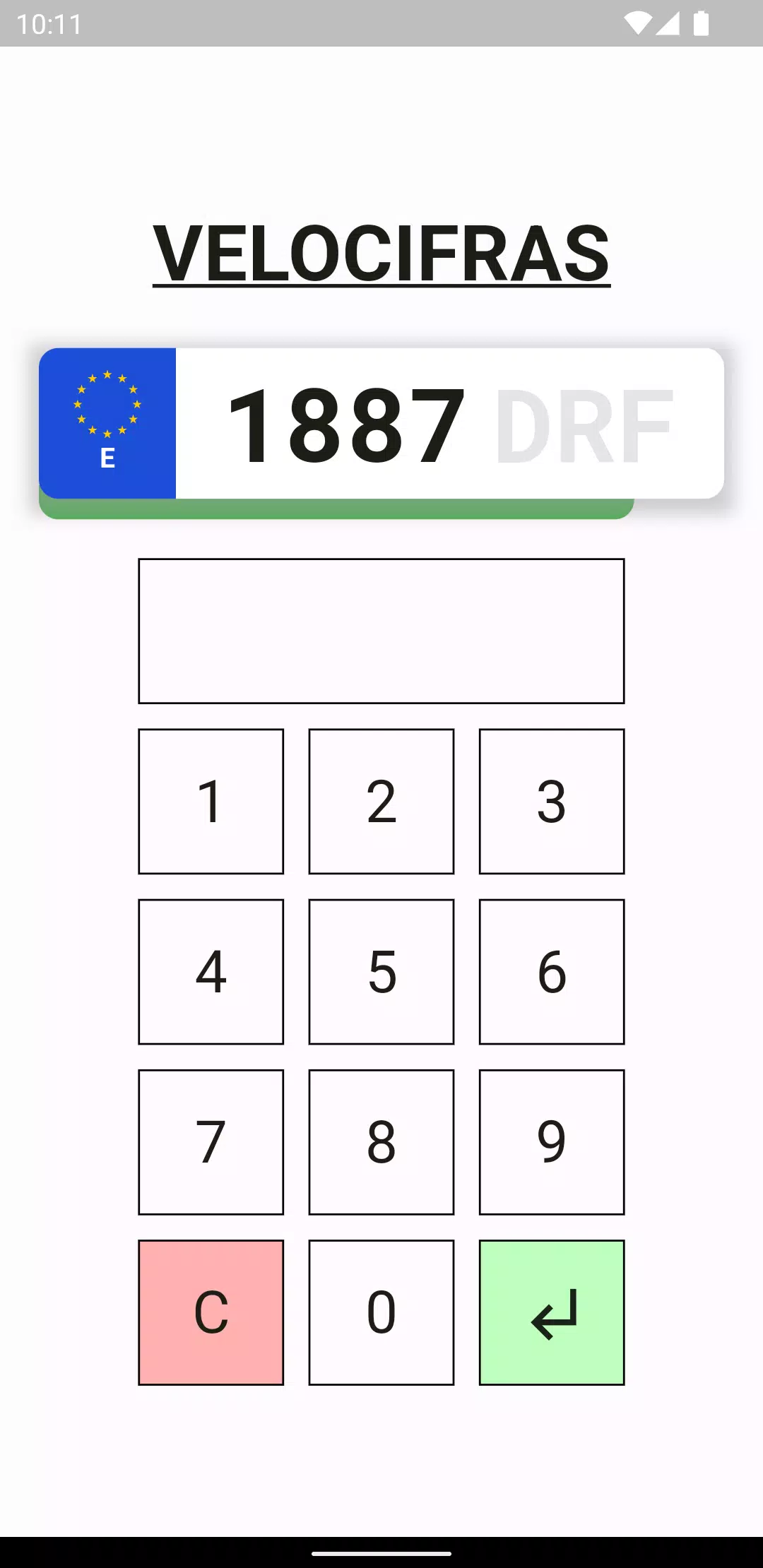 Velocifras - Juego Matrículas Screenshot 4