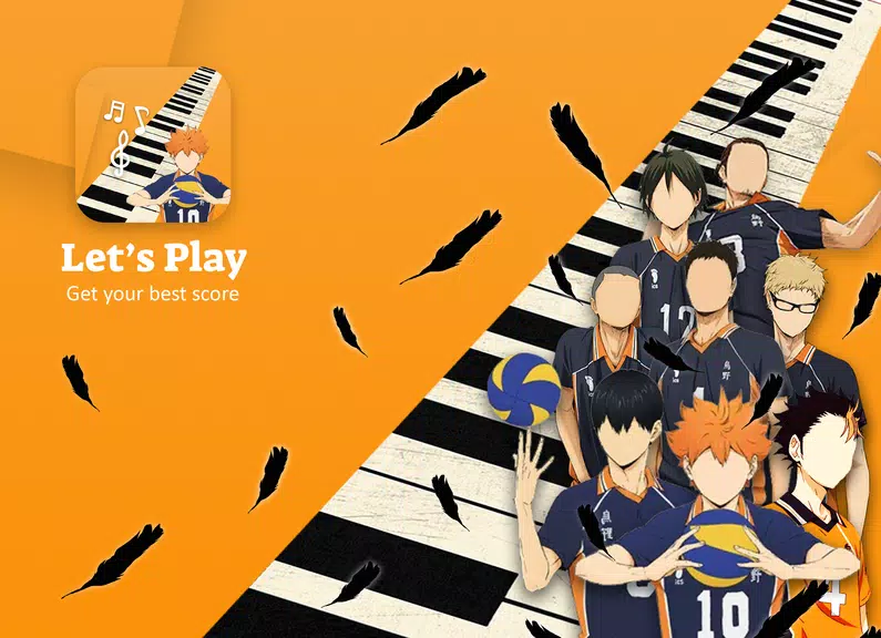 Game Haikyuu Piano Tiles Ảnh chụp màn hình 1