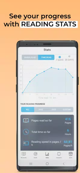 Bookly: Book & Reading Tracker स्क्रीनशॉट 2