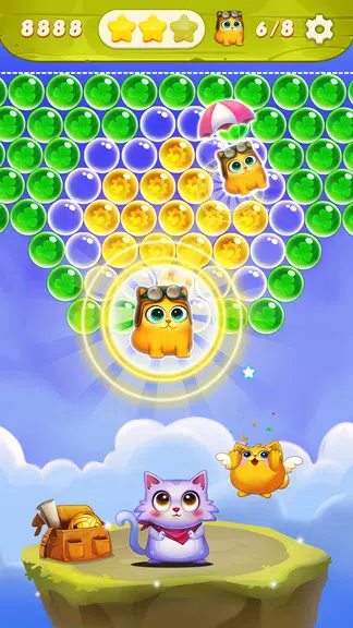 Bubble Cat Shooter Capture d'écran 2