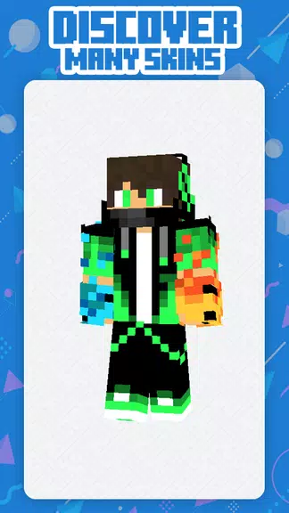 Neon Squad Skin Minecraft ภาพหน้าจอ 2