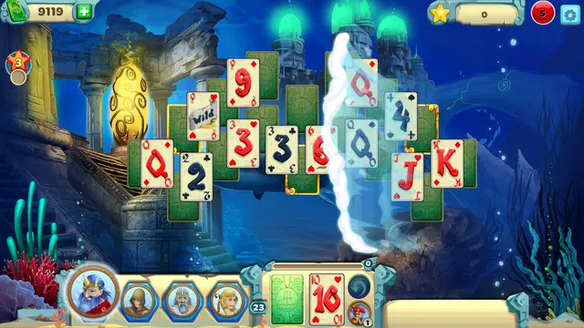 Solitaire Atlantis Zrzut ekranu 2