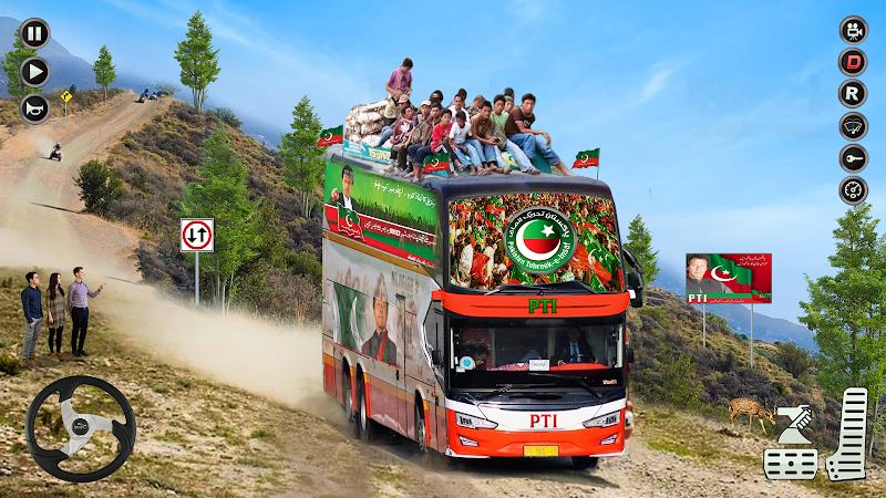 Imran Khan Election Bus Sim 3D ภาพหน้าจอ 3