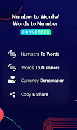 Numbers to Words Converter Zrzut ekranu 1