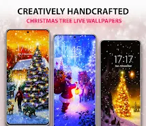 Christmas Tree Live Wallpaper ဖန်သားပြင်ဓာတ်ပုံ 2