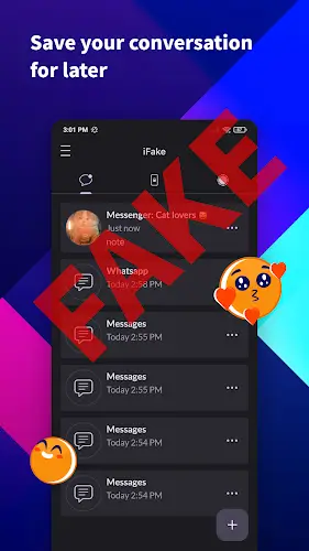 IFake: Fake Chat Messages Ảnh chụp màn hình 3