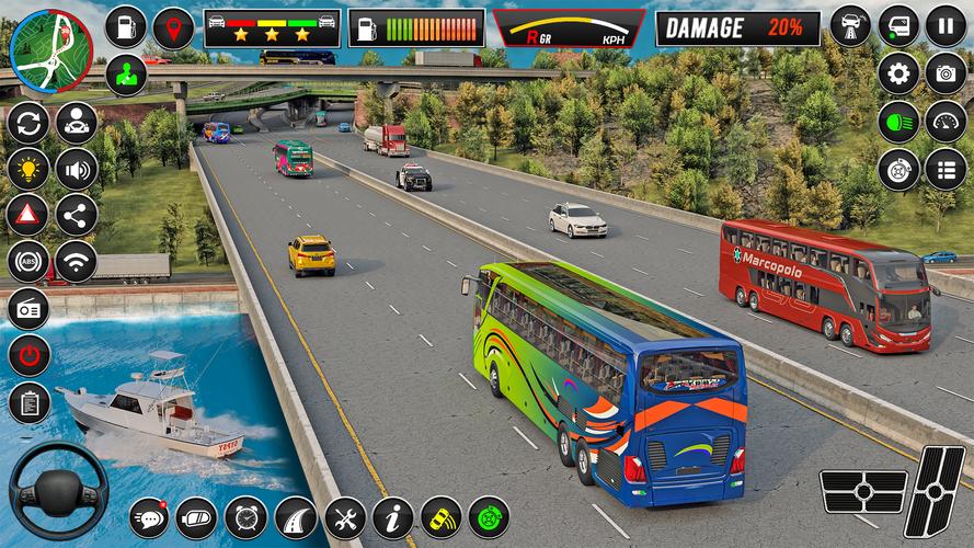 US Bus Simulator Driving Game Capture d'écran 1