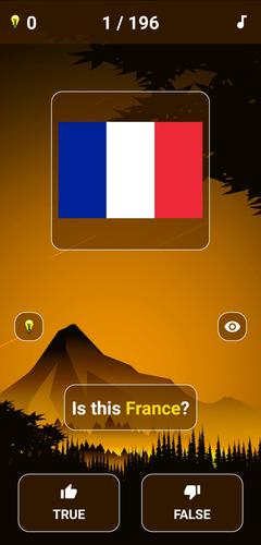 Geography Quiz - World Flags 1 Скриншот 3