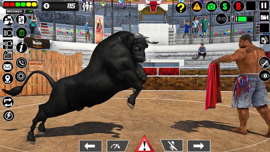 Wild Battle Craft: Bull Fight Captura de pantalla 1