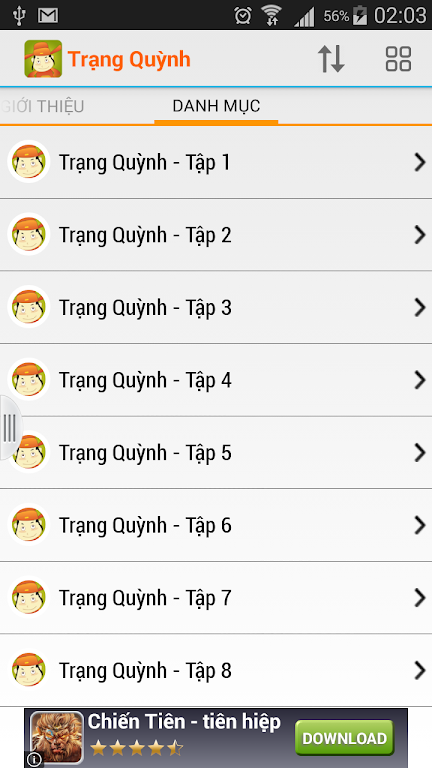 Trạng Quỳnh (trọn bộ) Capture d'écran 1